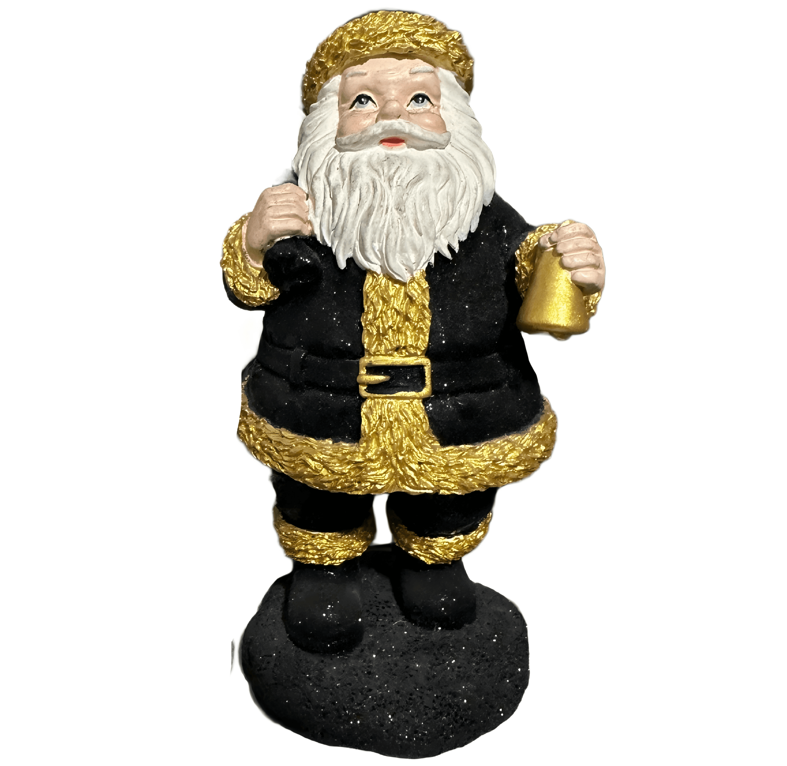 Custom Vintage Resin Santa Claus Statue for Christmas Decor