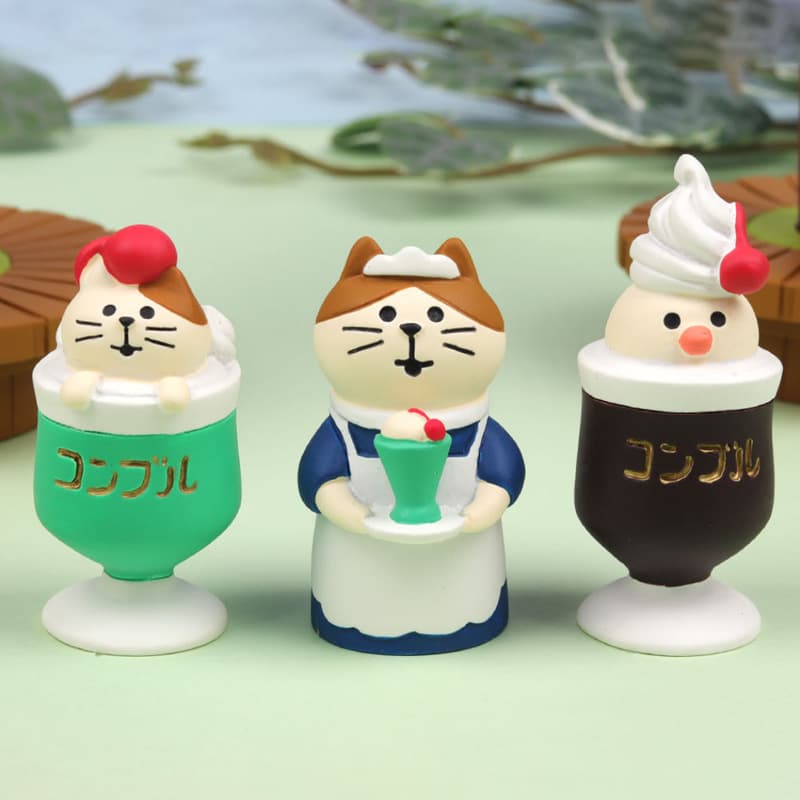 Custom Resin Japanese Zakka Miniature Figurines Kawaii Cafe Desk Decor — image 3