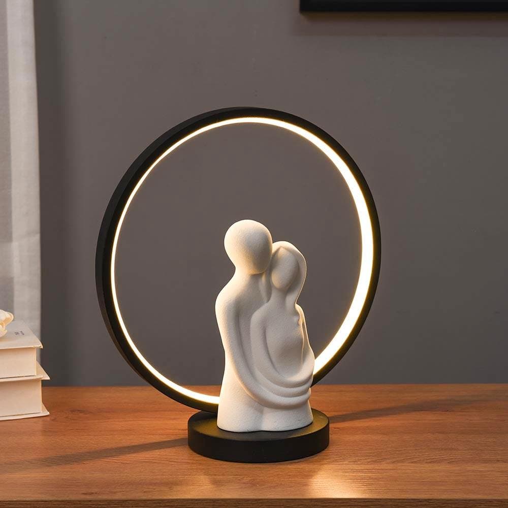 Creative Couple Romantic Modern Wedding Party Light Home Decoration Table Lamp Ornament Gifts for Bedroom Decor