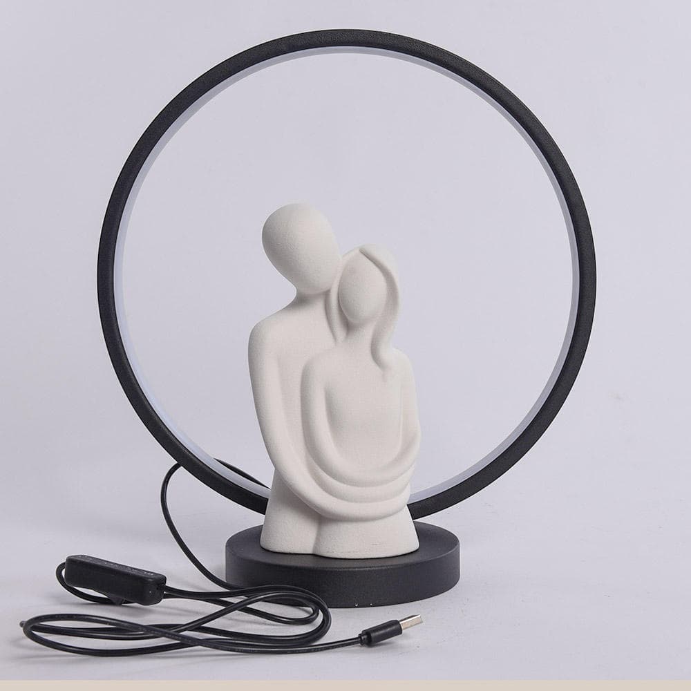 Creative Couple Romantic Modern Wedding Party Light Home Decoration Table Lamp Ornament Gifts for Bedroom Decor — image 3