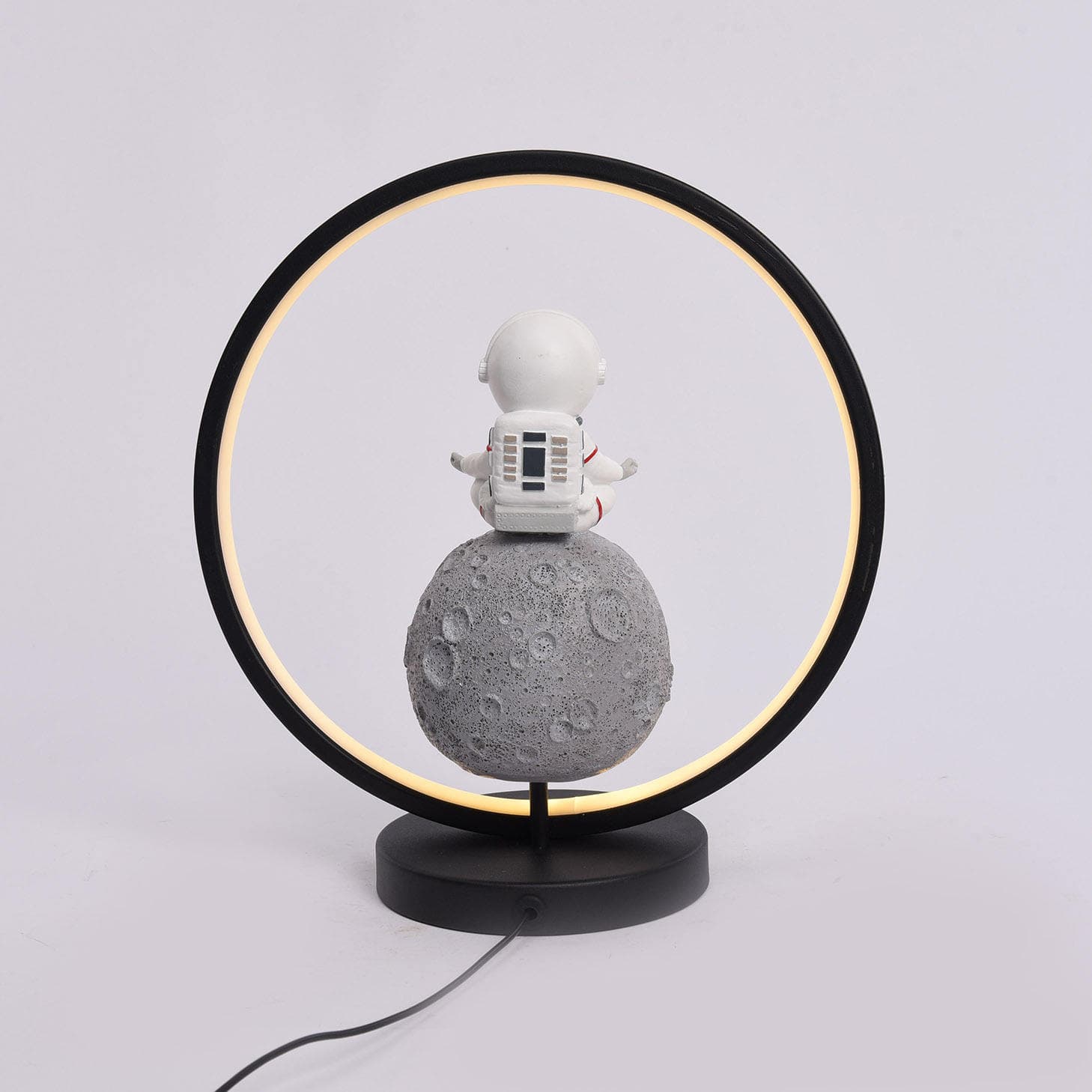 USB Plug Led Decoration Kids Room Lights Yoga Meditation Bedroom Resin Astronaut Statue Modern Table Night Lamps Home Decor — image 6