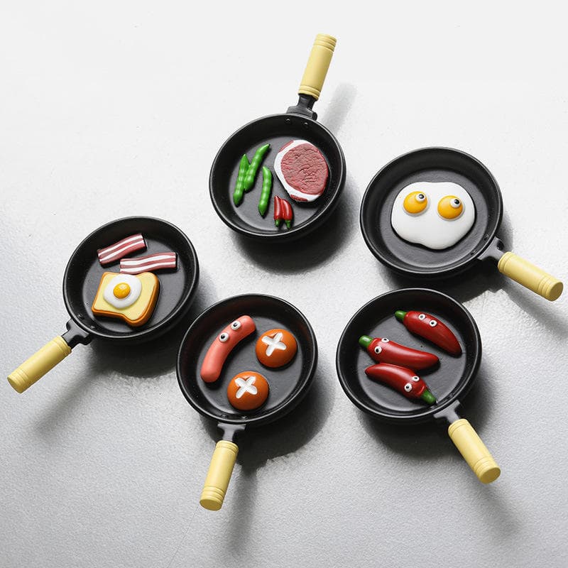 New Food Series Handmade Resin 3D Stereo Magnetic Refrigerator Magnets