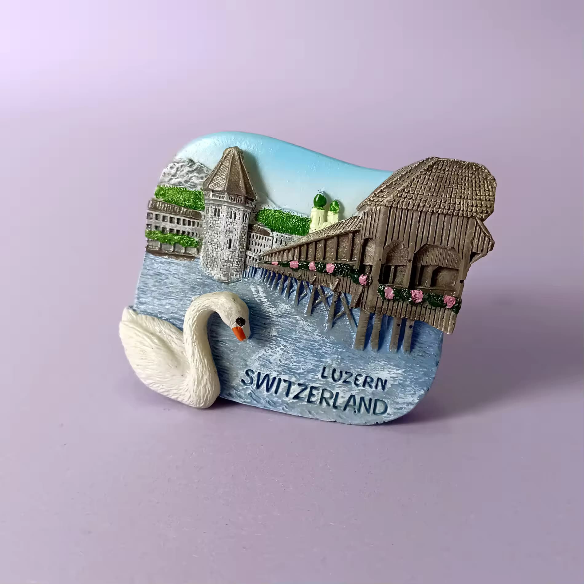 Custom Printing Fridge Magnet 3D Refrigerator Magnets Tourist Souvenir Europe Switzerland 3D Resin Creative Personality Gift — image 3