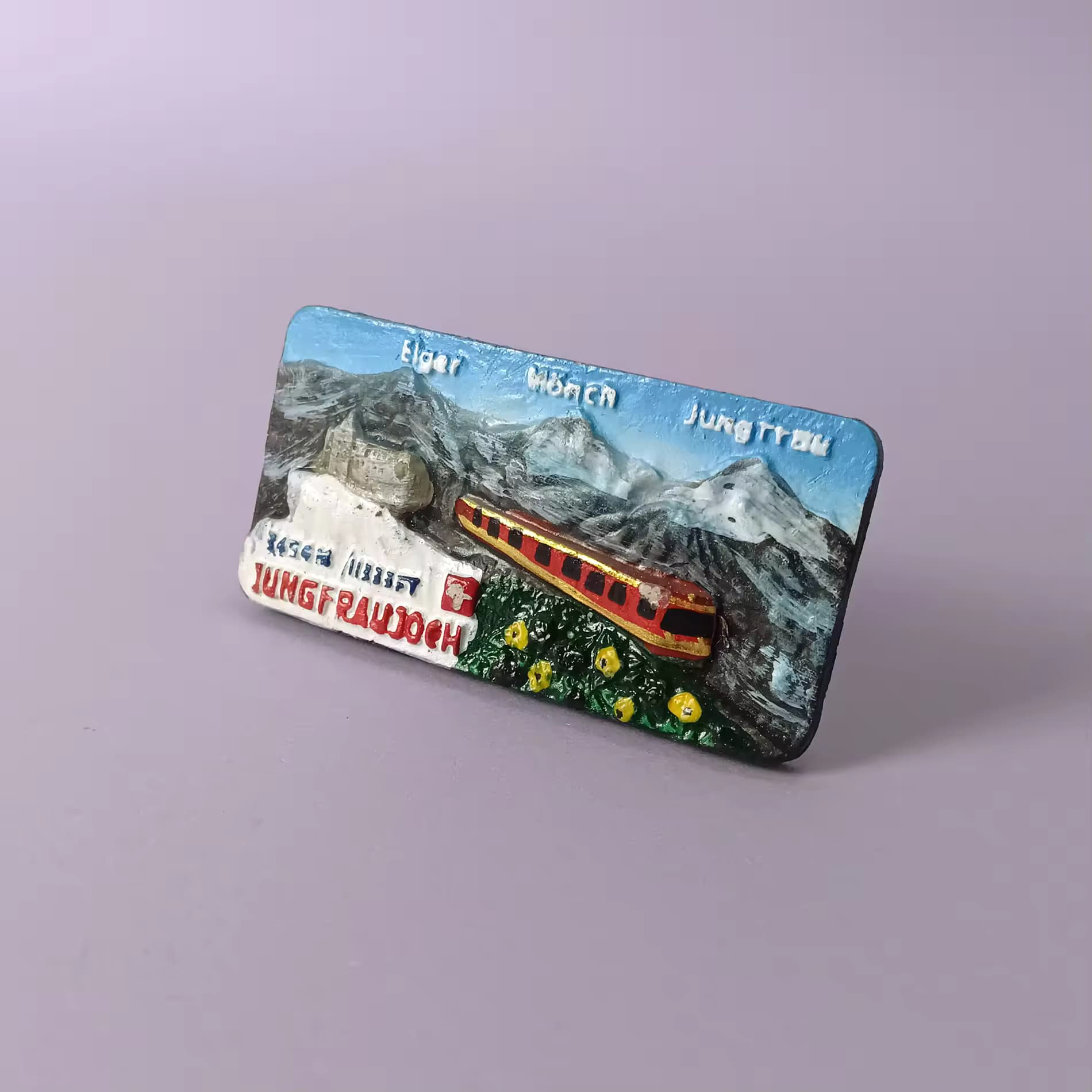 Custom Printing Fridge Magnet 3D Refrigerator Magnets Tourist Souvenir Europe Switzerland 3D Resin Creative Personality Gift — image 4