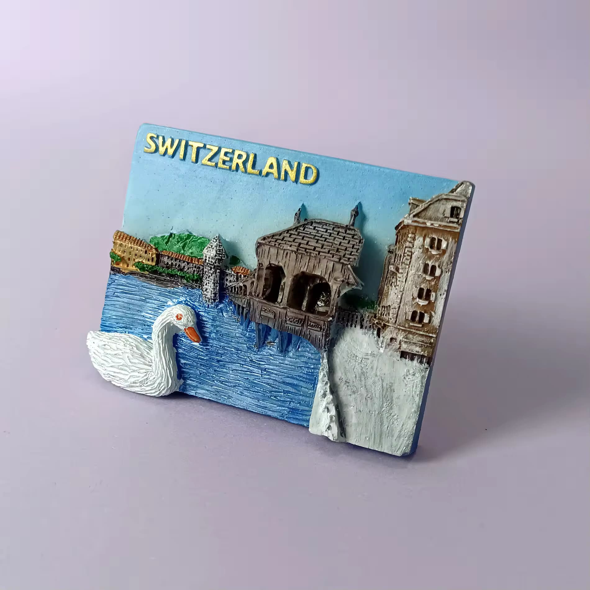 Custom Printing Fridge Magnet 3D Refrigerator Magnets Tourist Souvenir Europe Switzerland 3D Resin Creative Personality Gift — image 5