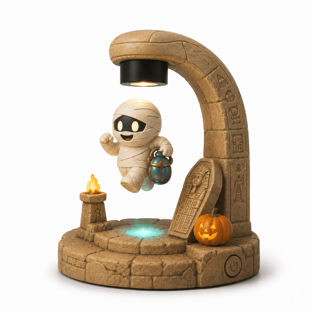 Kelikuli Magnetic Levitation Halloween Lighted Figure - Spooky Cute Resin Lamp — image 4