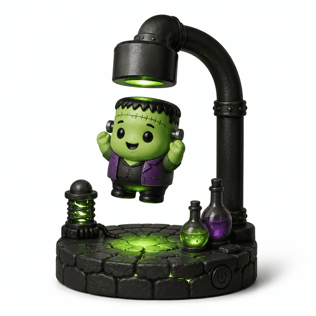 Kelikuli Magnetic Levitation Halloween Lighted Figure - Spooky Cute Resin Lamp — image 5