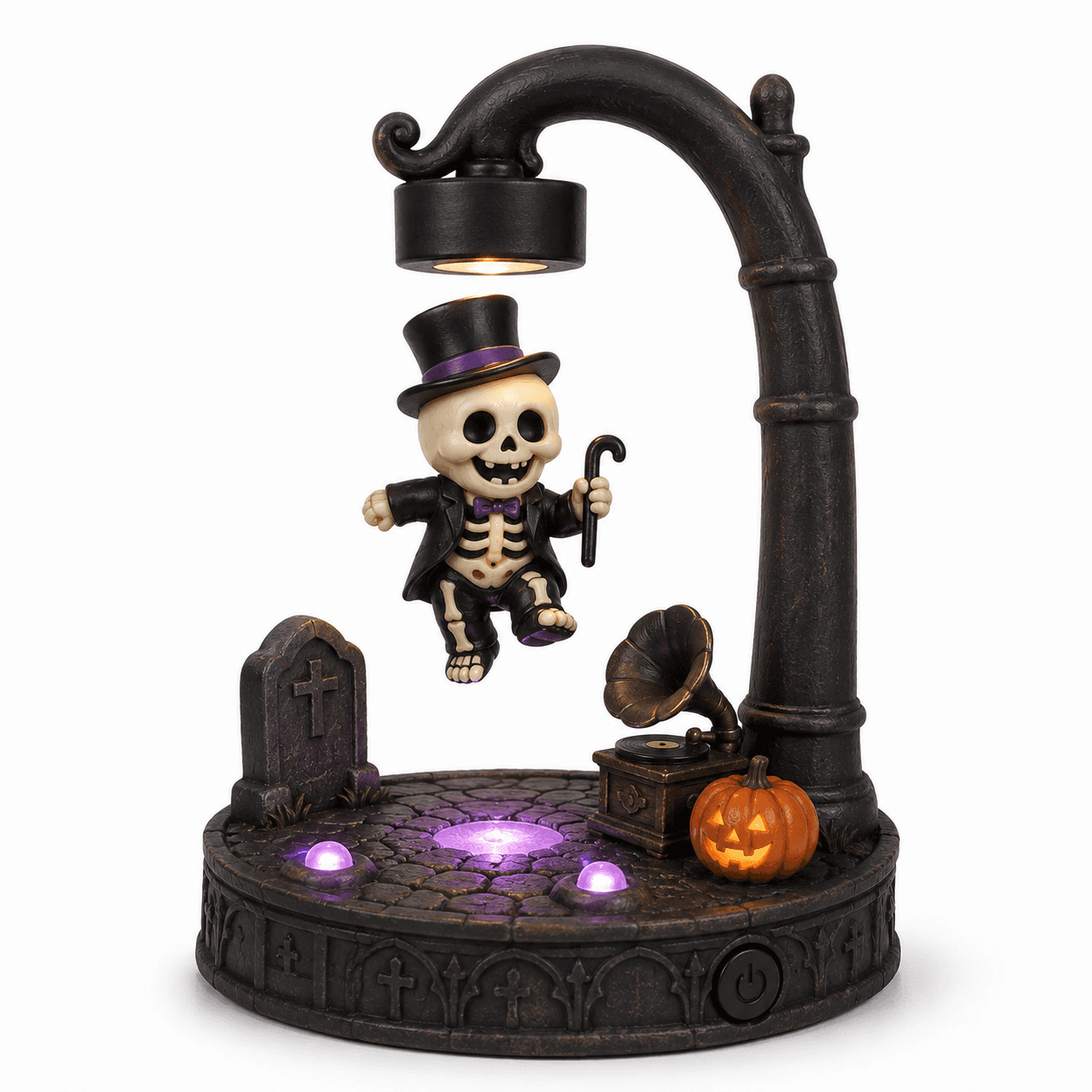 Kelikuli Magnetic Levitation Halloween Lighted Figure - Spooky Cute Resin Lamp — image 6
