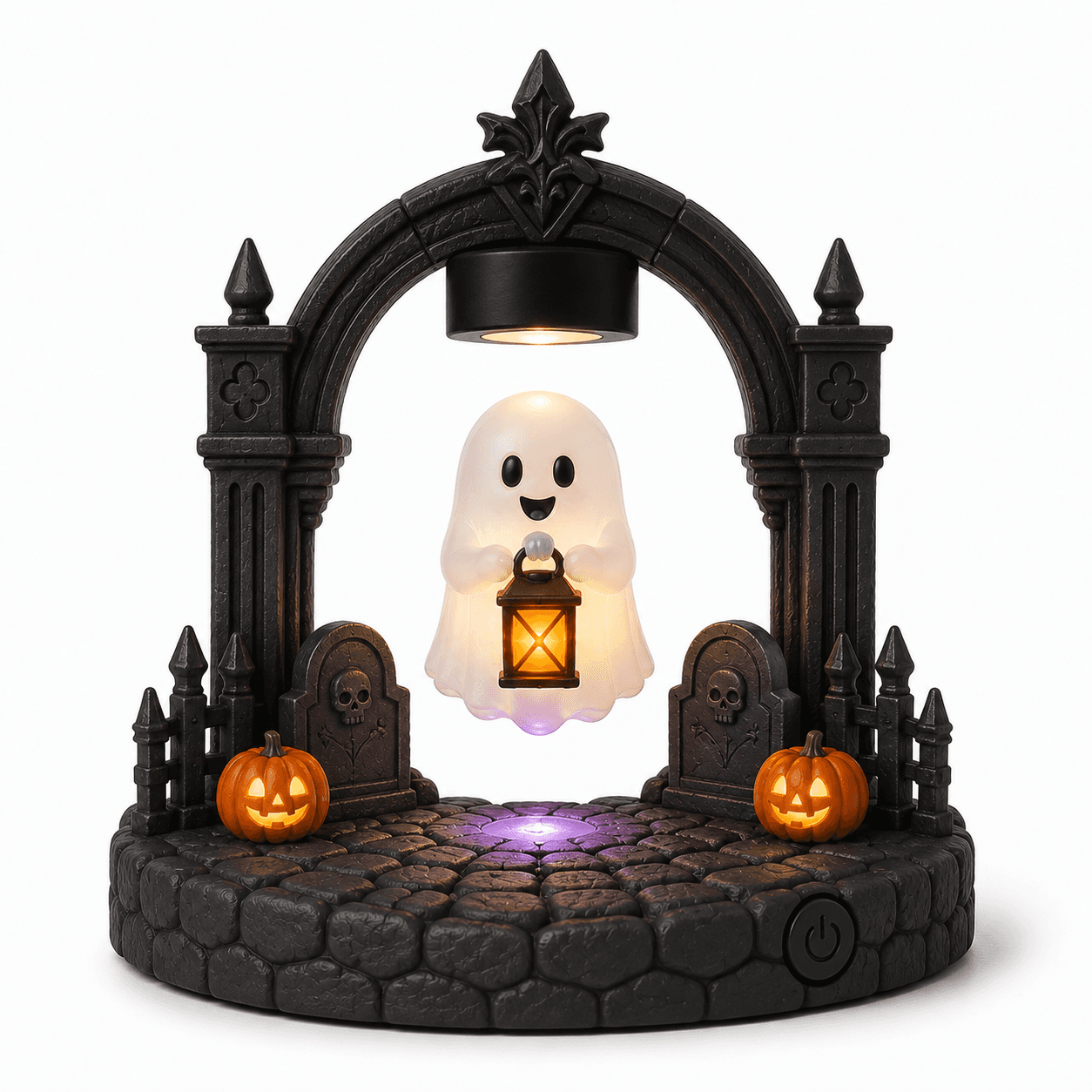 Kelikuli Magnetic Levitation Halloween Lighted Figure - Spooky Cute Resin Lamp — image 8