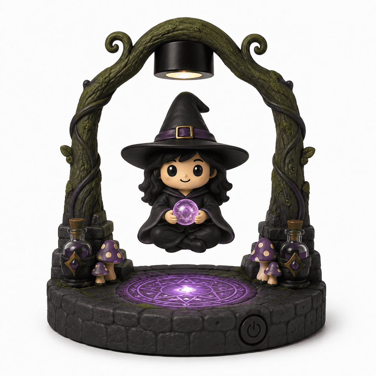 Kelikuli Magnetic Levitation Halloween Lighted Figure - Spooky Cute Resin Lamp — image 9