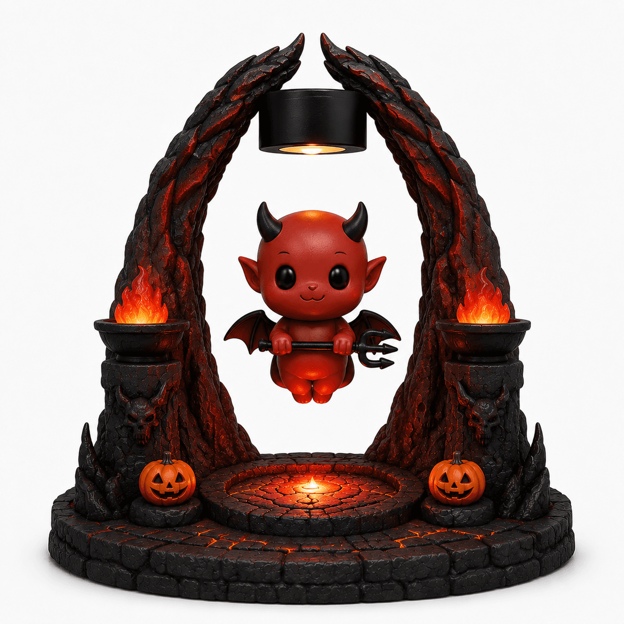 Kelikuli Magnetic Levitation Halloween Lighted Figure - Spooky Cute Resin Lamp — image 17