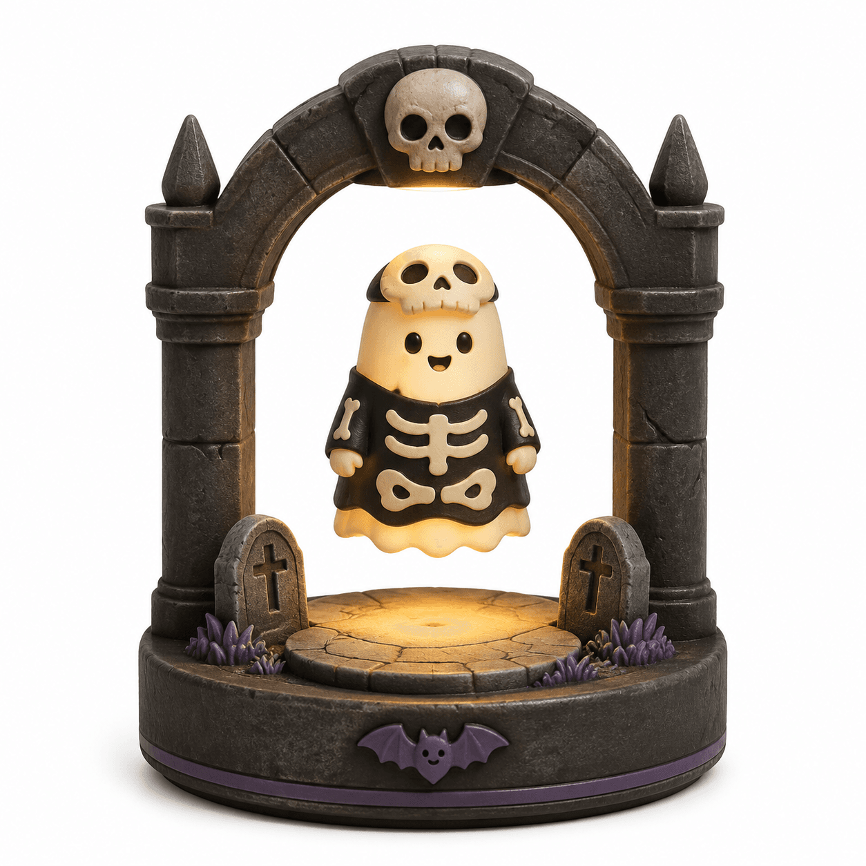Kelikuli Magnetic Levitation Halloween Lighted Figure - Spooky Cute Resin Lamp — image 29