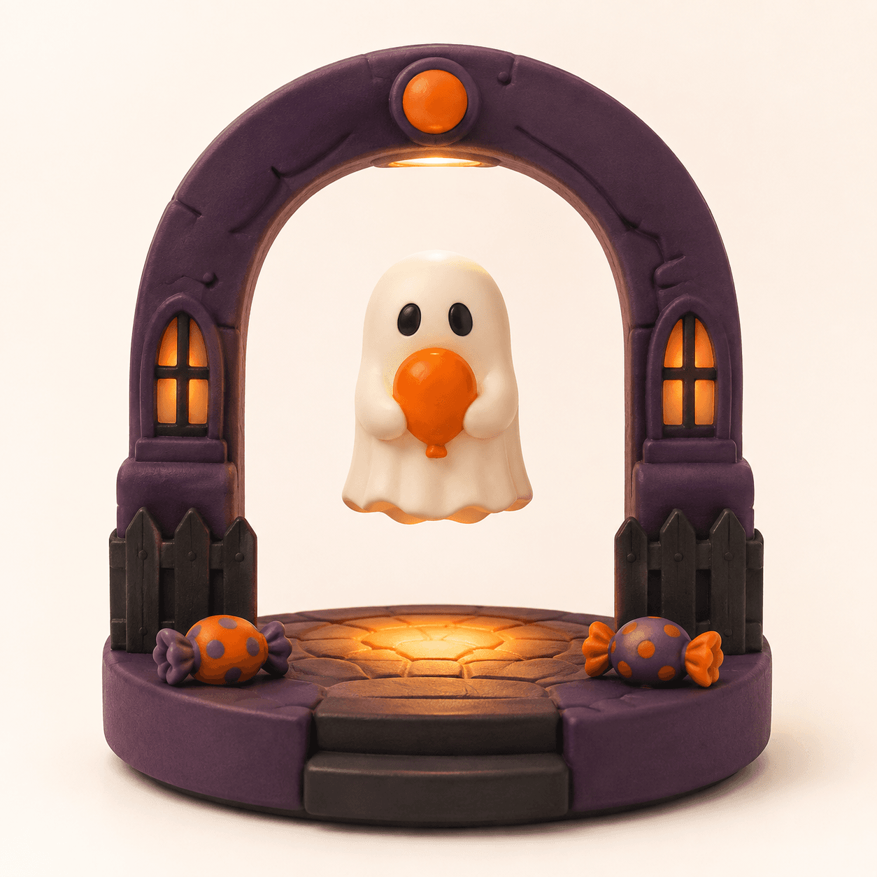 Kelikuli Magnetic Levitation Halloween Lighted Figure - Spooky Cute Resin Lamp — image 33