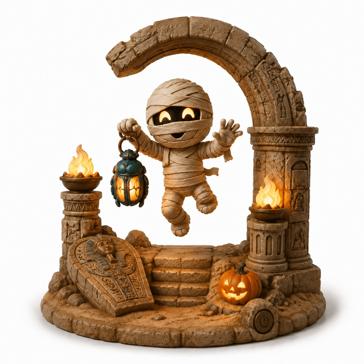 Kelikuli Magnetic Levitation Halloween Lighted Figure - Spooky Cute Resin Lamp — image 40