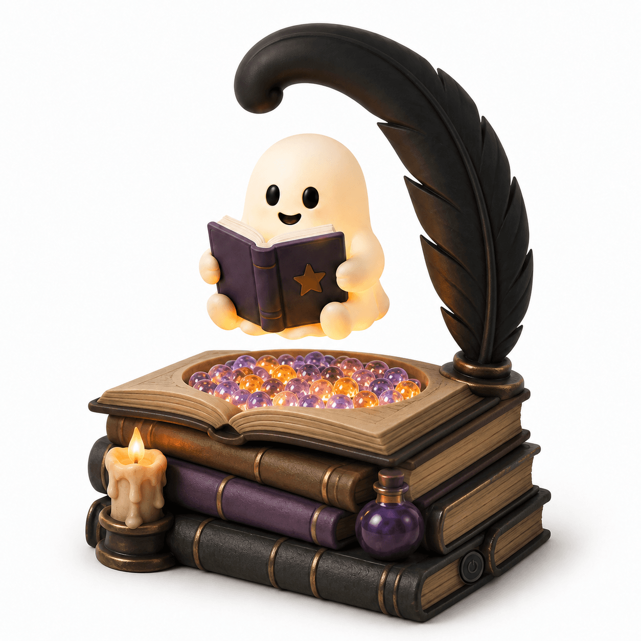 Kelikuli Magnetic Levitation Halloween Lighted Figure - Spooky Cute Resin Lamp — image 41
