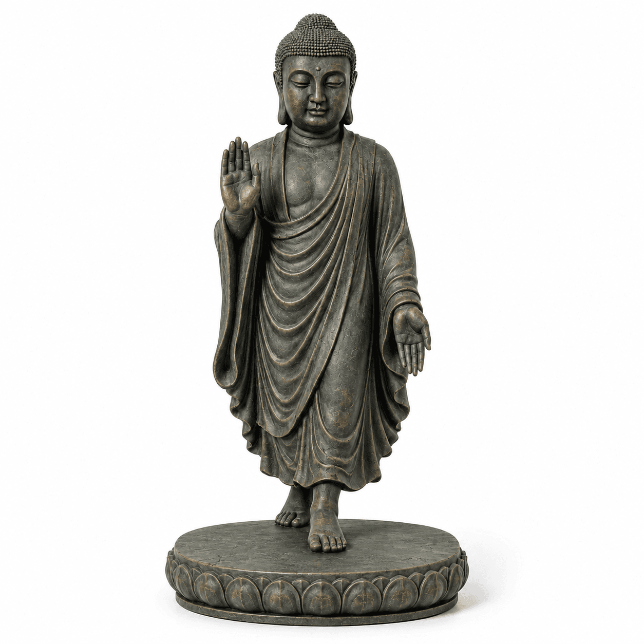 Kelikuli Zen Buddha Statue Incense Burner & Mini Sand Garden Decor