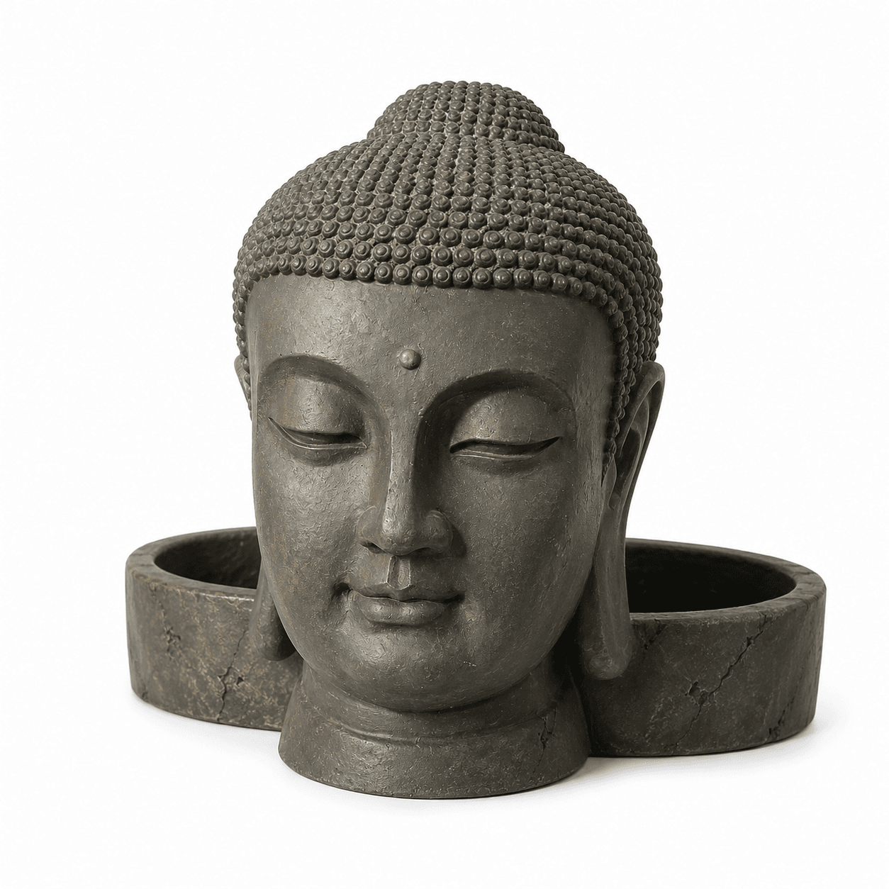 Kelikuli Zen Buddha Statue Incense Burner & Mini Sand Garden Decor — image 5