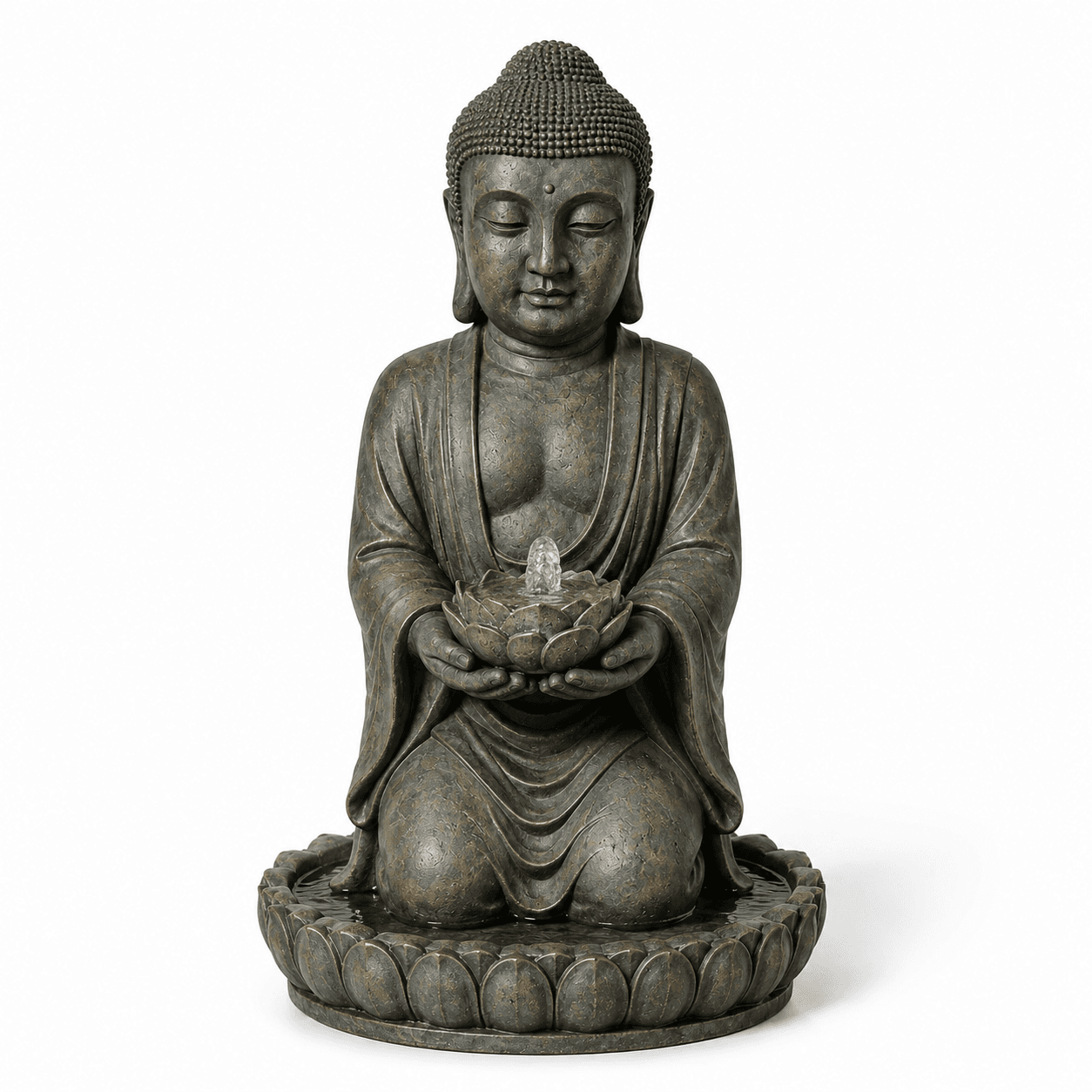 Kelikuli Zen Buddha Statue Incense Burner & Mini Sand Garden Decor — image 7