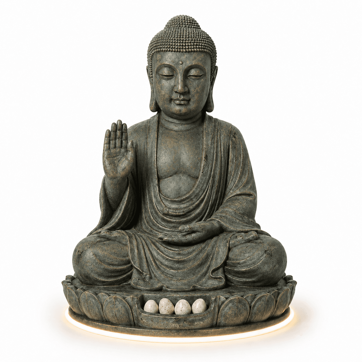 Kelikuli Zen Buddha Statue Incense Burner & Mini Sand Garden Decor — image 8