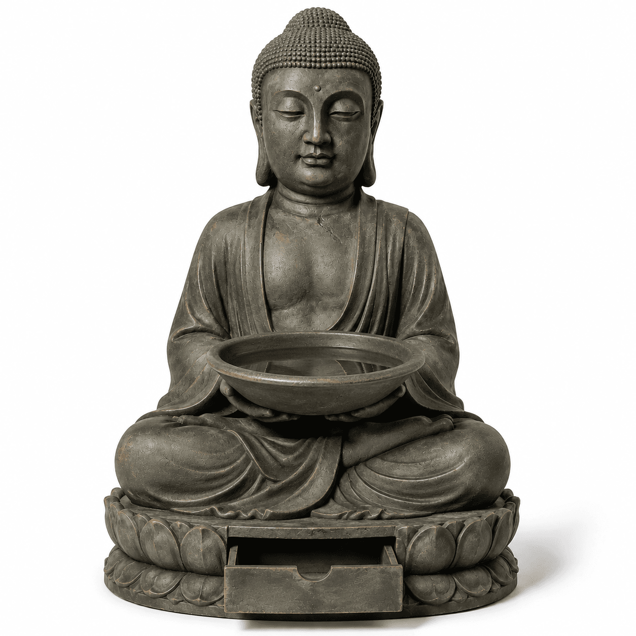 Kelikuli Zen Buddha Statue Incense Burner & Mini Sand Garden Decor — image 9