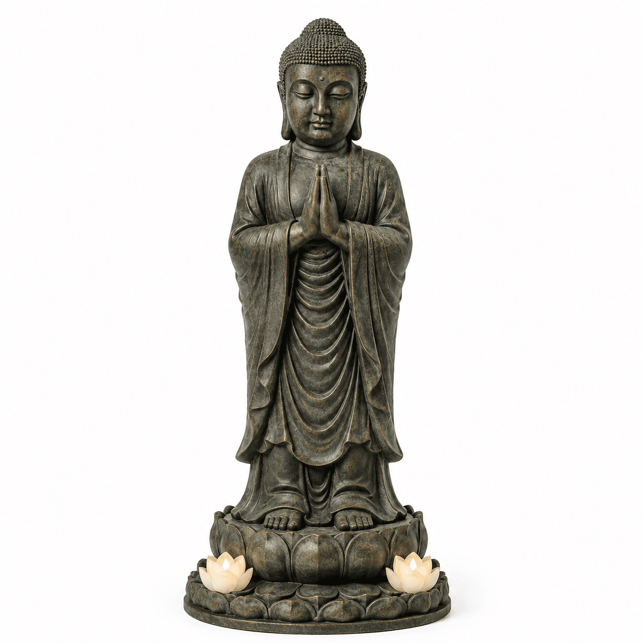 Kelikuli Zen Buddha Statue Incense Burner & Mini Sand Garden Decor — image 11
