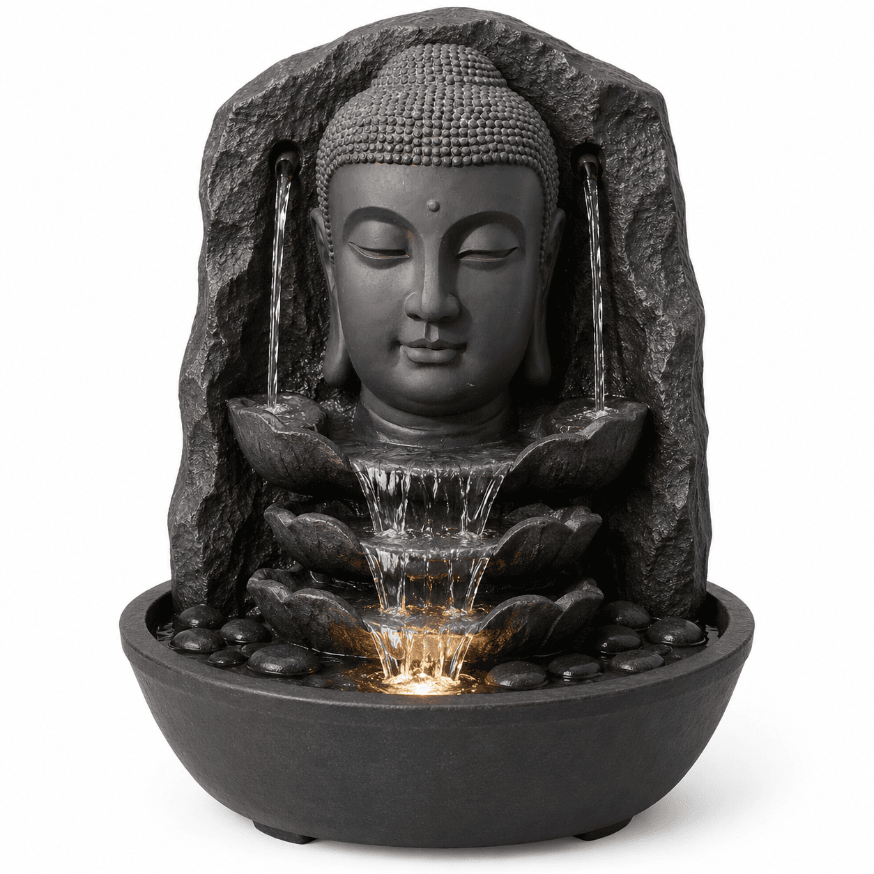 Kelikuli Zen Buddha Statue Incense Burner & Mini Sand Garden Decor — image 19