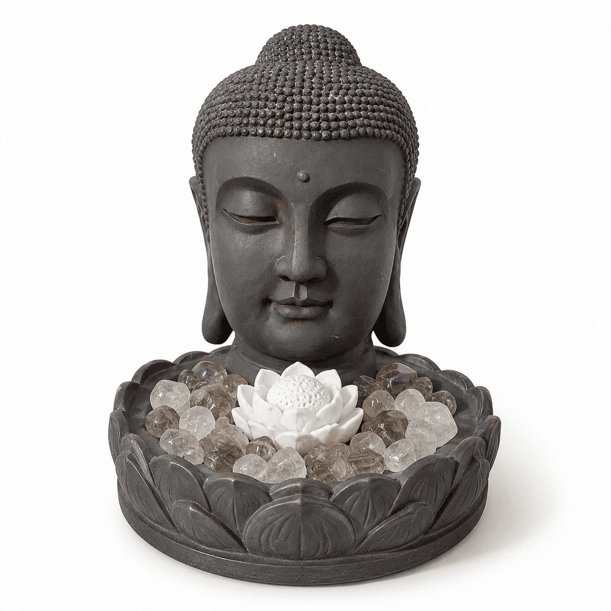 Kelikuli Zen Buddha Statue Incense Burner & Mini Sand Garden Decor — image 21
