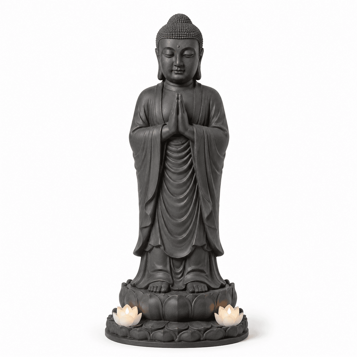 Kelikuli Zen Buddha Statue Incense Burner & Mini Sand Garden Decor — image 23