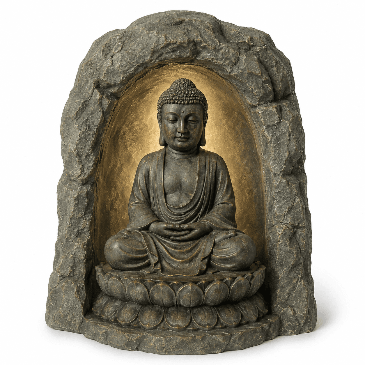 Kelikuli Zen Buddha Statue Incense Burner & Mini Sand Garden Decor — image 24