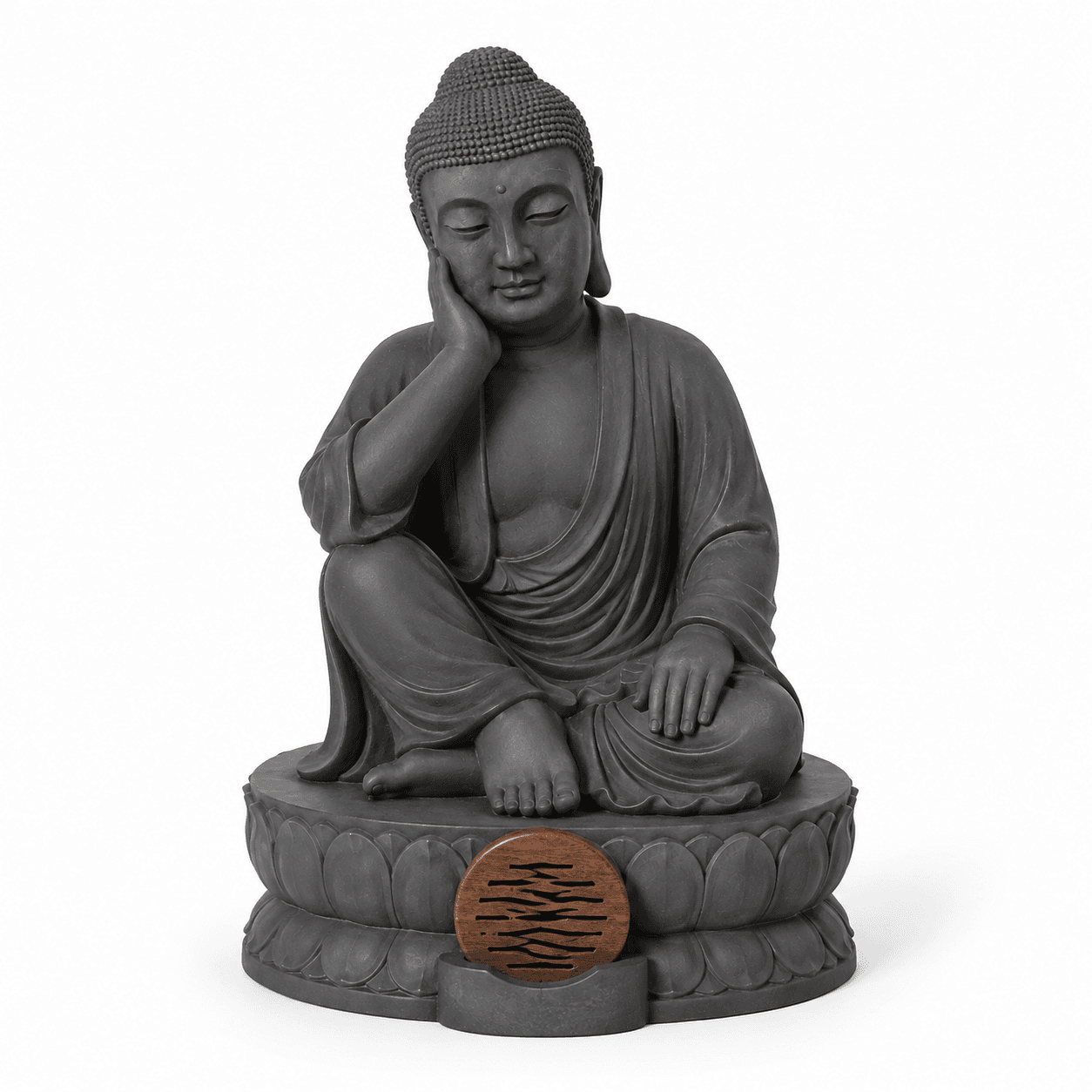 Kelikuli Zen Buddha Statue Incense Burner & Mini Sand Garden Decor — image 25