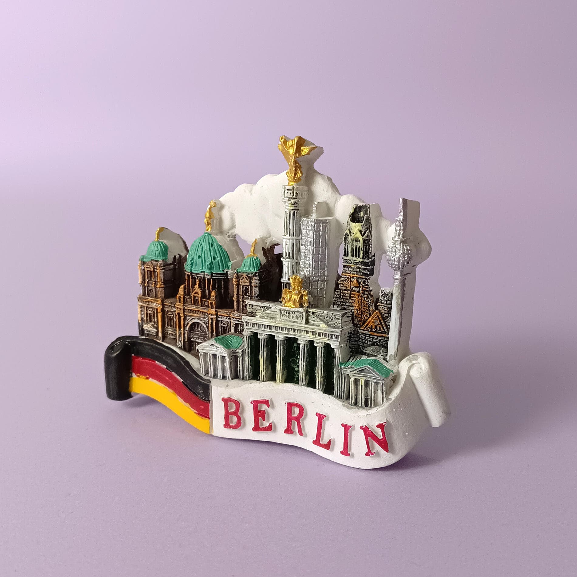 Manufacturer Custom German Berlin Cultural Fridge Magnet 3D Resin Magnet Creative Gift City Promotional Tourism Souvenir Gifts